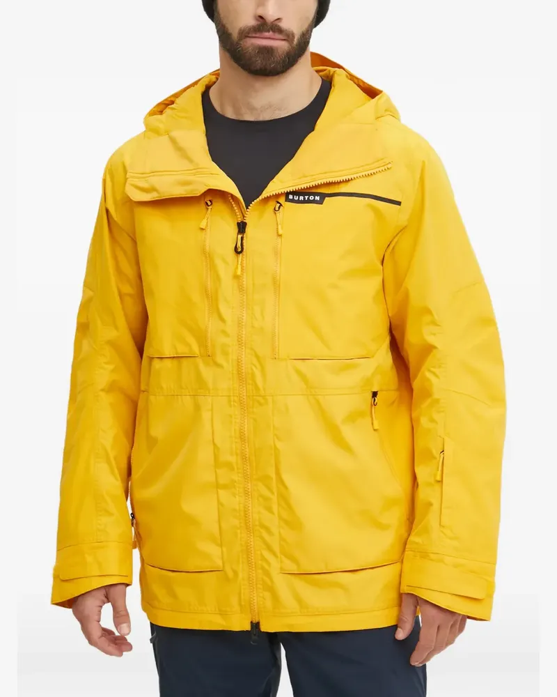 Burton Frostner hooded zip-fastening ski jacket - Gelb Gelb