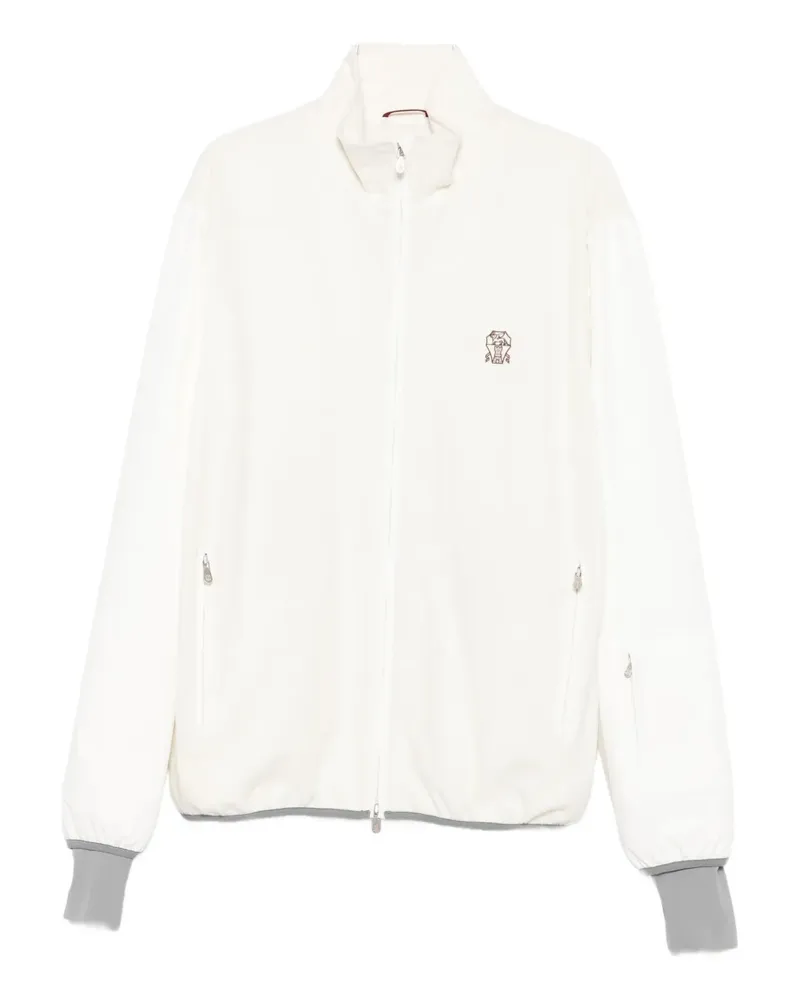 Brunello Cucinelli wool-blend jacket - Weiß Weiß