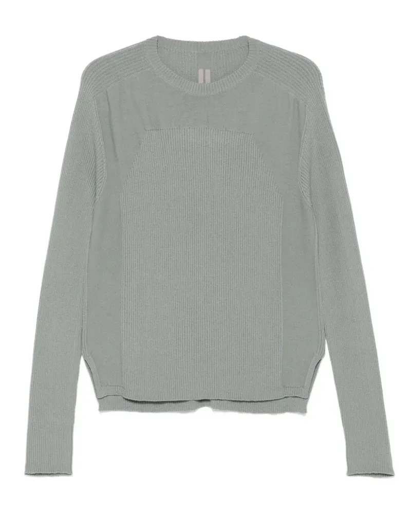 Rick Owens Pullover mit gerippten Einsätzen - Grün Grün