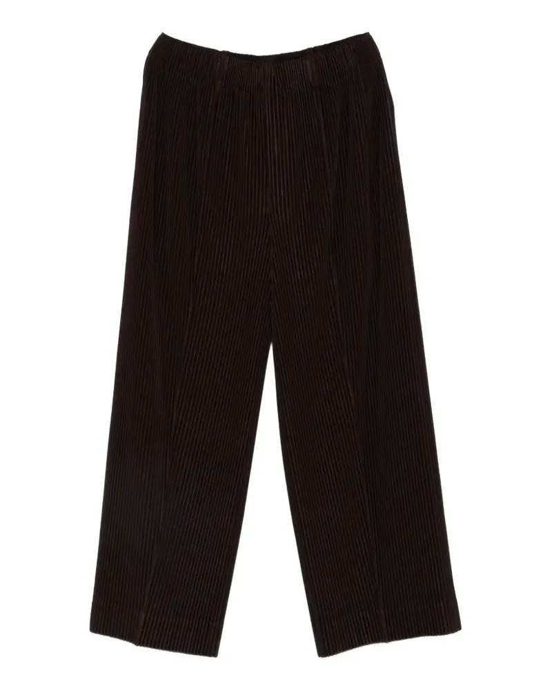 Issey Miyake pleated trousers - Braun Braun