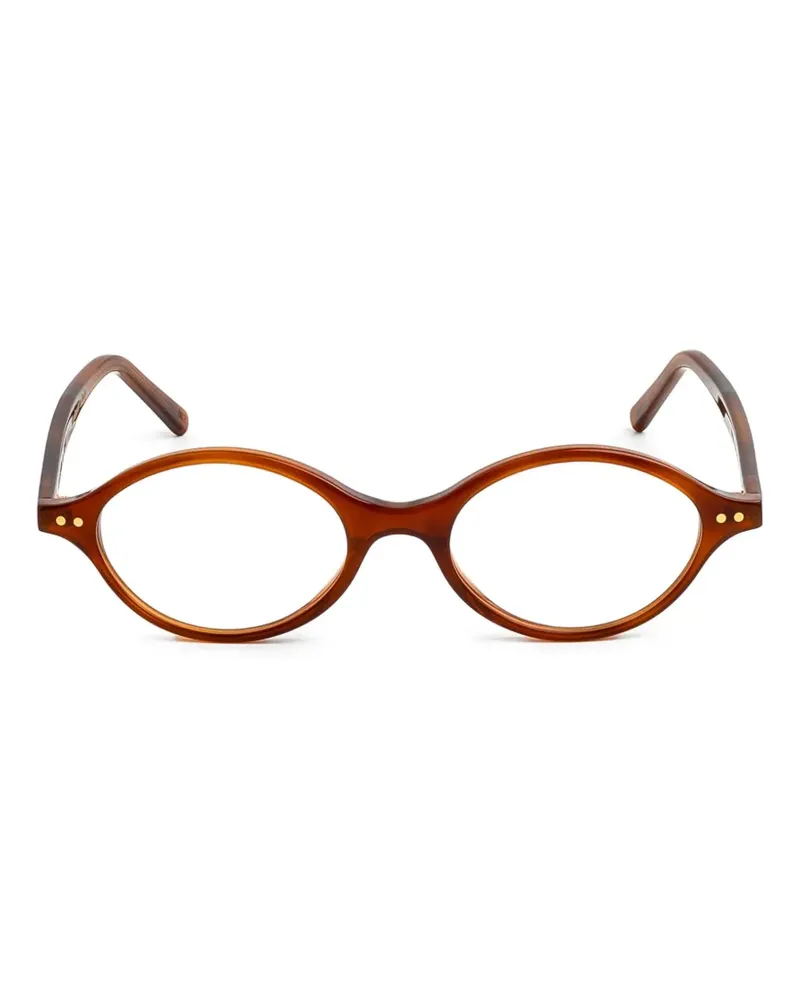 EPOS Gilda oval-frame glasses - Braun Braun