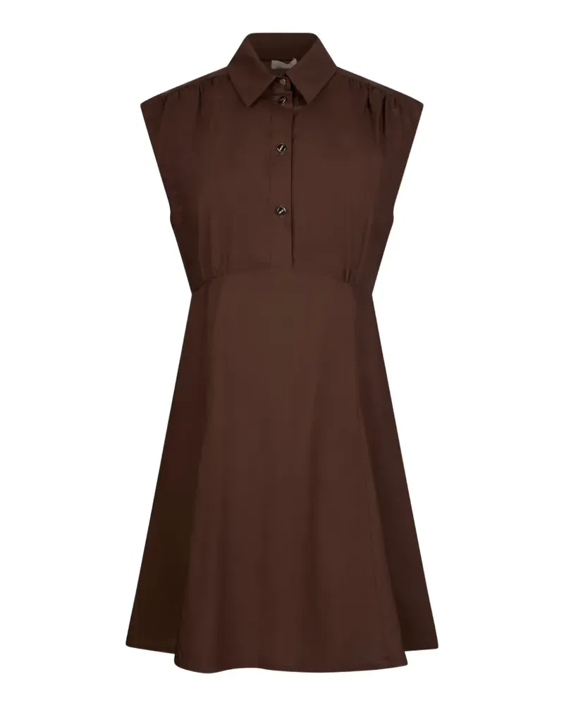 Liu Jo collared sleeveless mini dress - Braun Braun