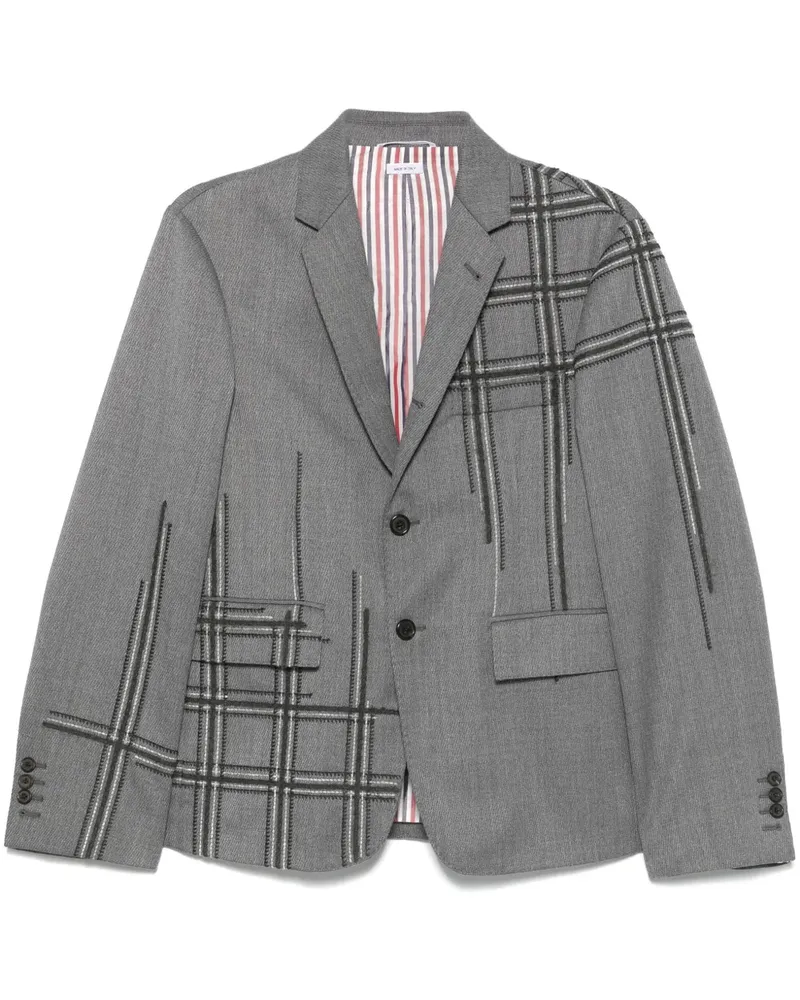 Thom Browne Blazer im Deconstructed-Look - Grau Grau