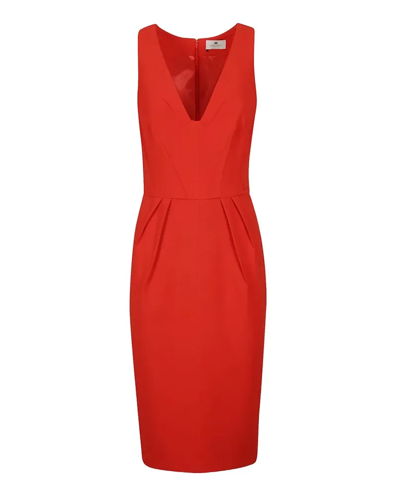 Elisabetta Franchi V-neck midi dress - Rot Rot