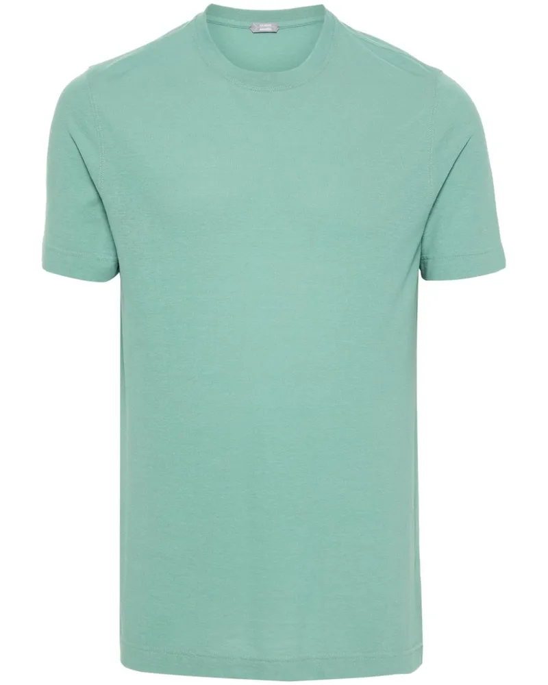 Zanone Klassisches T-Shirt - Blau Blau