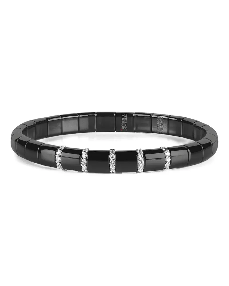 Roberto Demeglio 18K white gold Pura diamond bracelet - Schwarz Schwarz