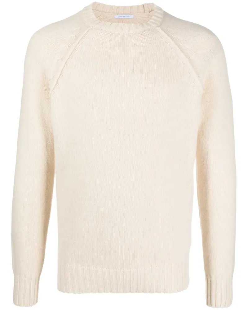 Malo Kaschmirpullover mit rundem Ausschnitt - Nude Nude