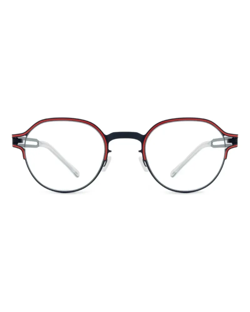 Mykita VASSA Brille mit rundem Gestell - Blau Blau