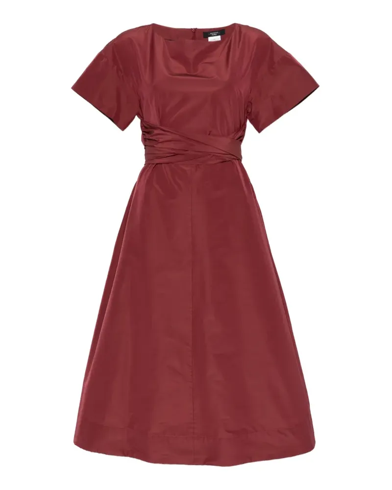 Max Mara Drapiertes Kleid - Rot Rot