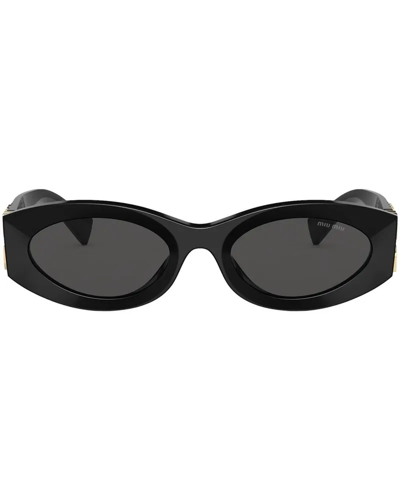 Miu Miu Sonnenbrille mit Cat-Eye-Gestell - Grau Grau