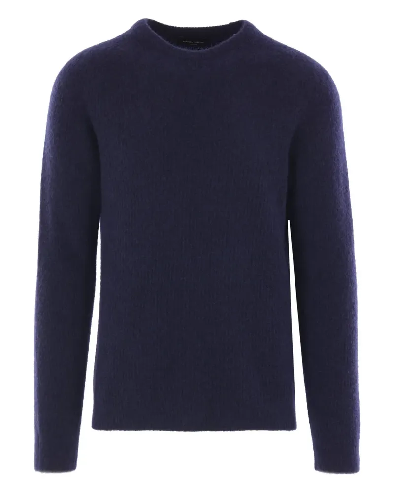 Roberto Collina Langärmeliger Pullover mit rundem Ausschnitt - Blau Blau