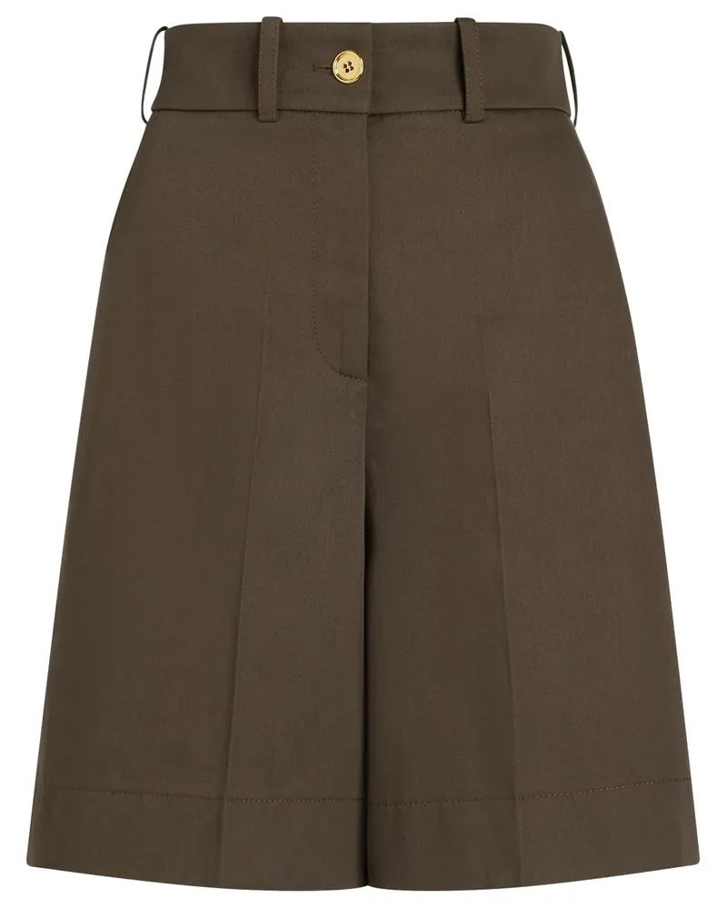Patou Bermudas aus Gabardine - Grün Grün