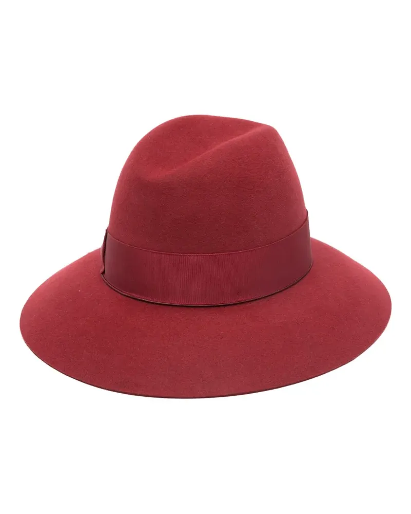 Borsalino Hut aus Filz - Rot Rot