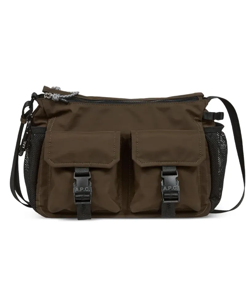 A.P.C. Treck Schultertasche - Grün Grün