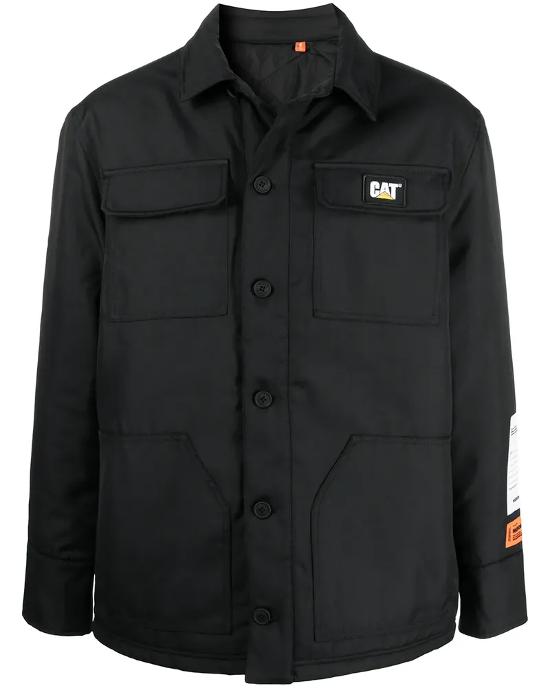 Heron Preston x CAT Jacke - Schwarz Schwarz