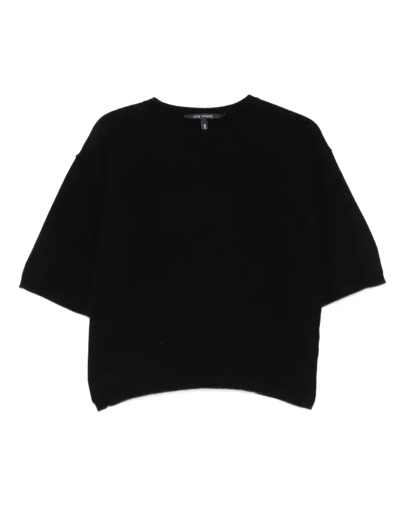 Sofie D'Hoore Pullover mit kurzen Ärmeln - Schwarz Schwarz