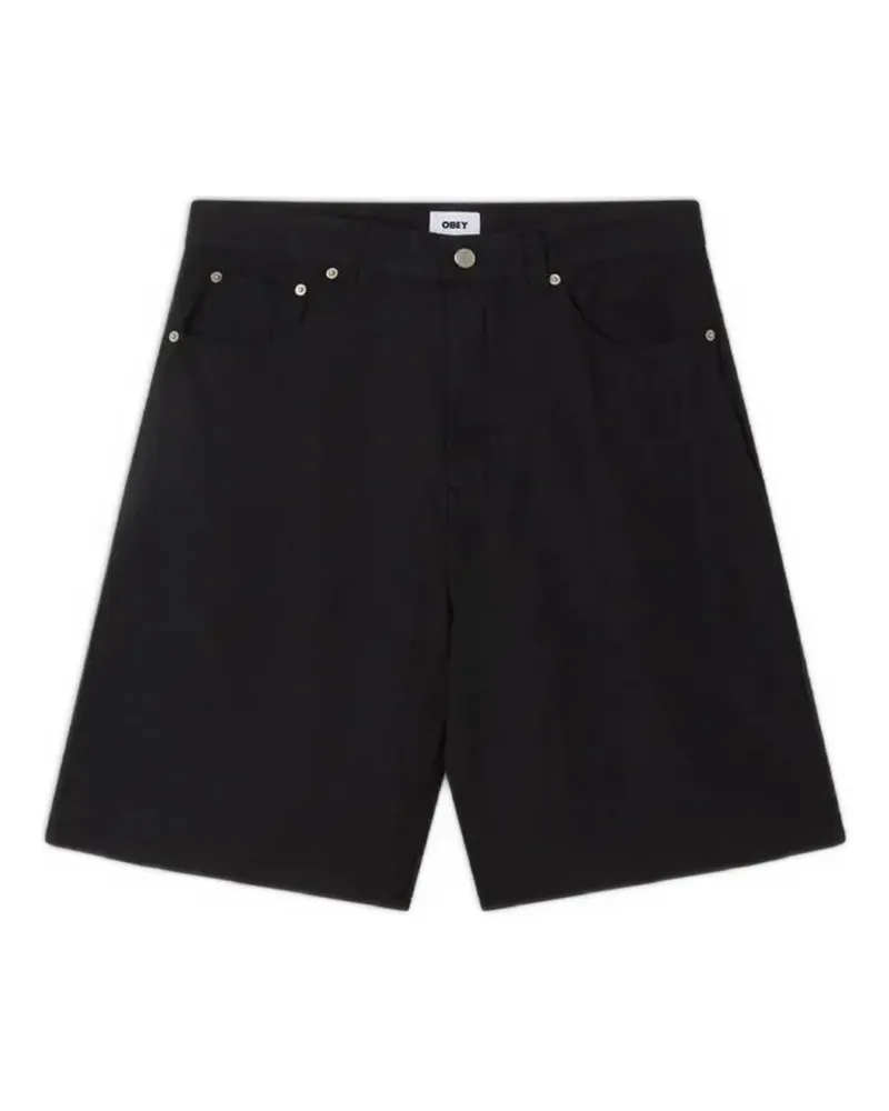 Obey Devin baggy shorts - Schwarz Schwarz
