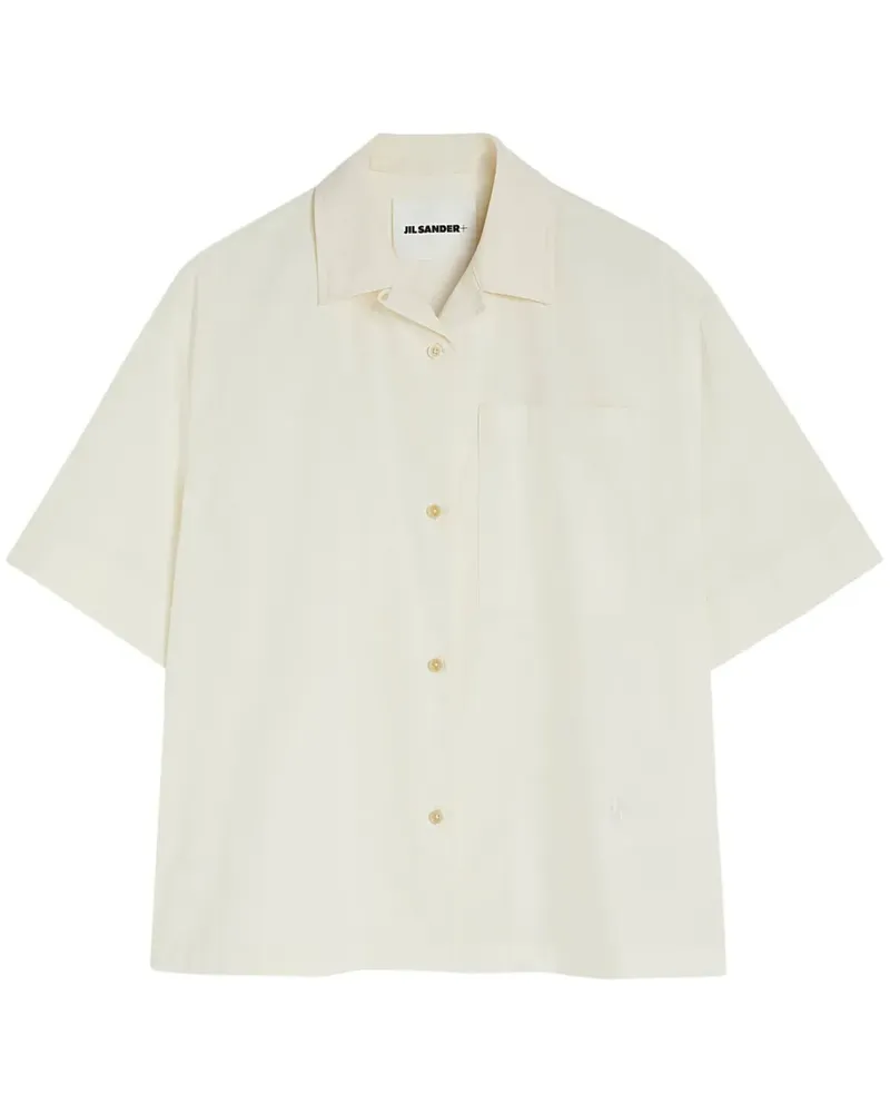 Jil Sander Hemd mit kurzen Ärmeln - Nude Nude