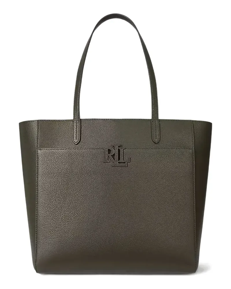 Ralph Lauren large Cameryn logo-embossed tote bag - Grün Grün