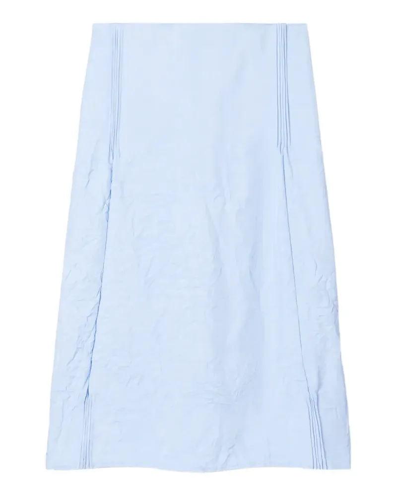 Tory Burch crinkled viscose skirt - Blau Blau