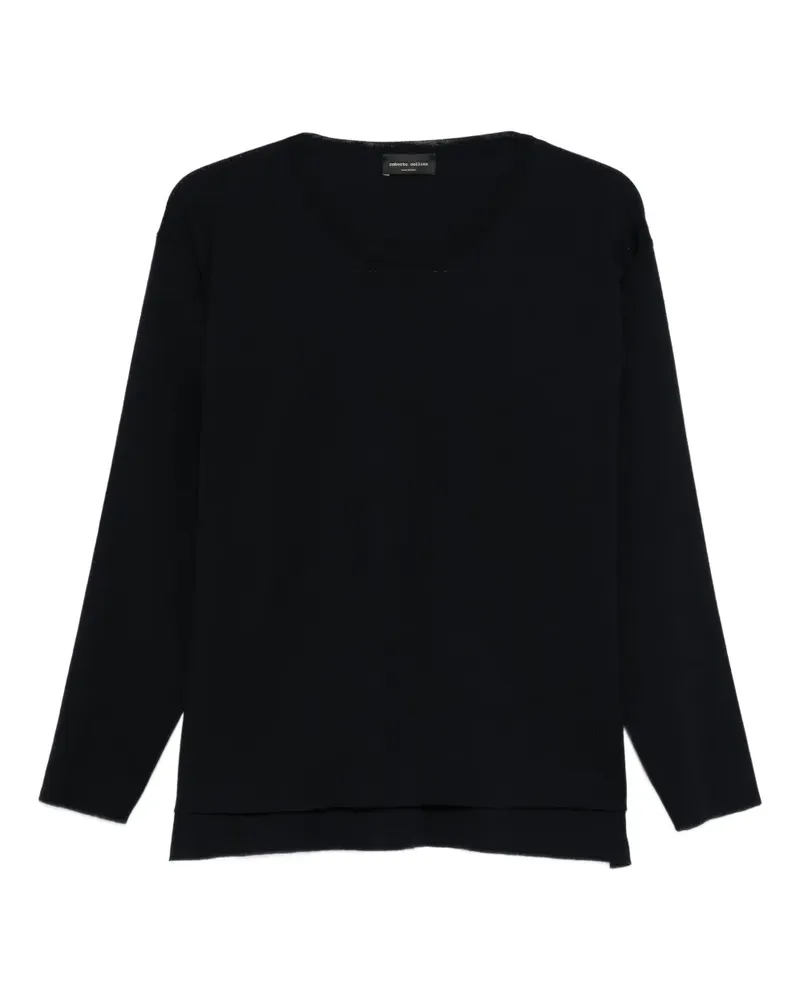 Roberto Collina long sleeve sweater - Blau Blau