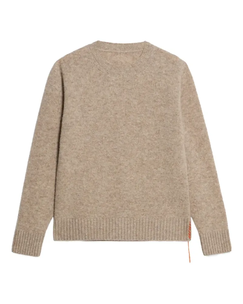 Fortela ribbed crew neck sweater - Nude Nude