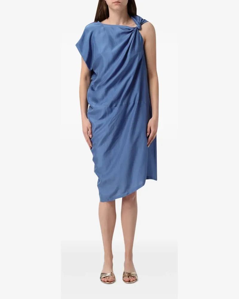TELA Asymmetrisches Alight Midikleid - Blau Blau