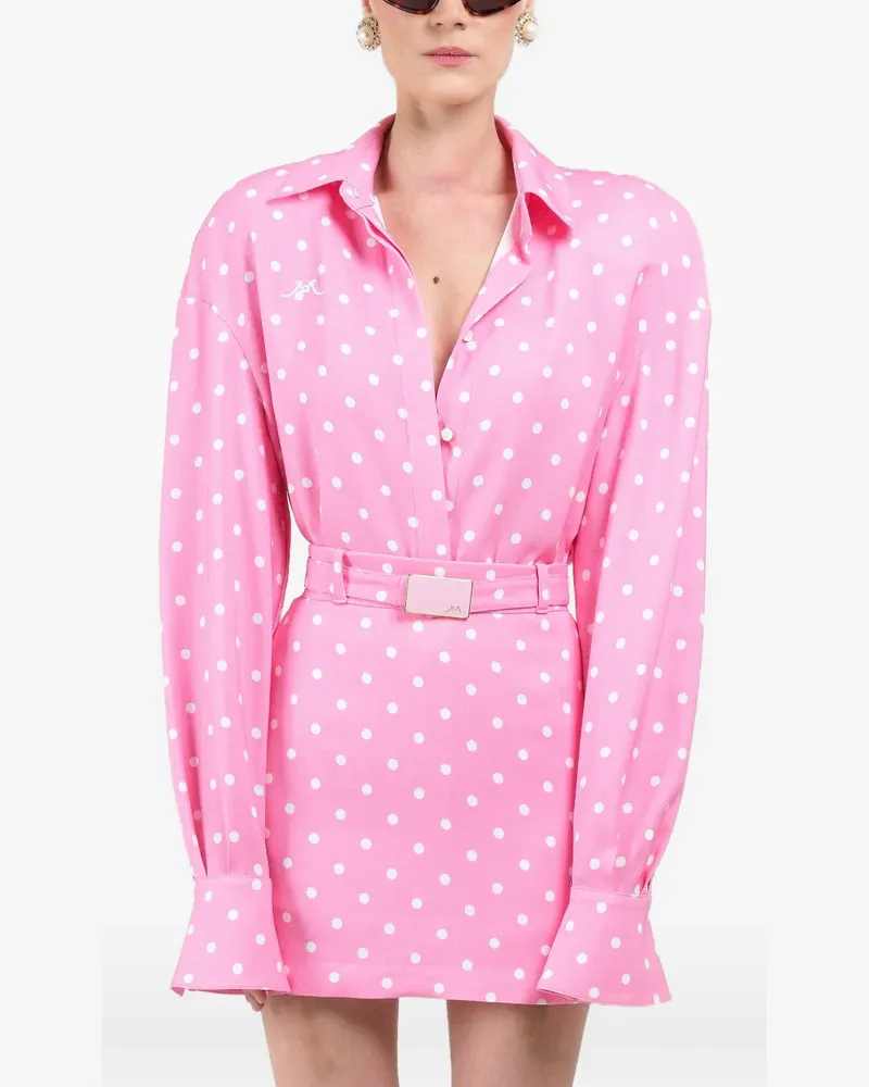 Rowen Rose polka-dots oversized shirt - Rosa Rosa