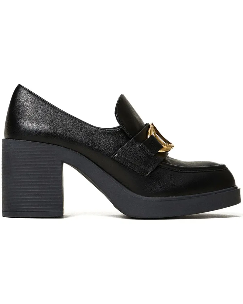Twin-Set Oval T Pumps 80mm - Schwarz Schwarz