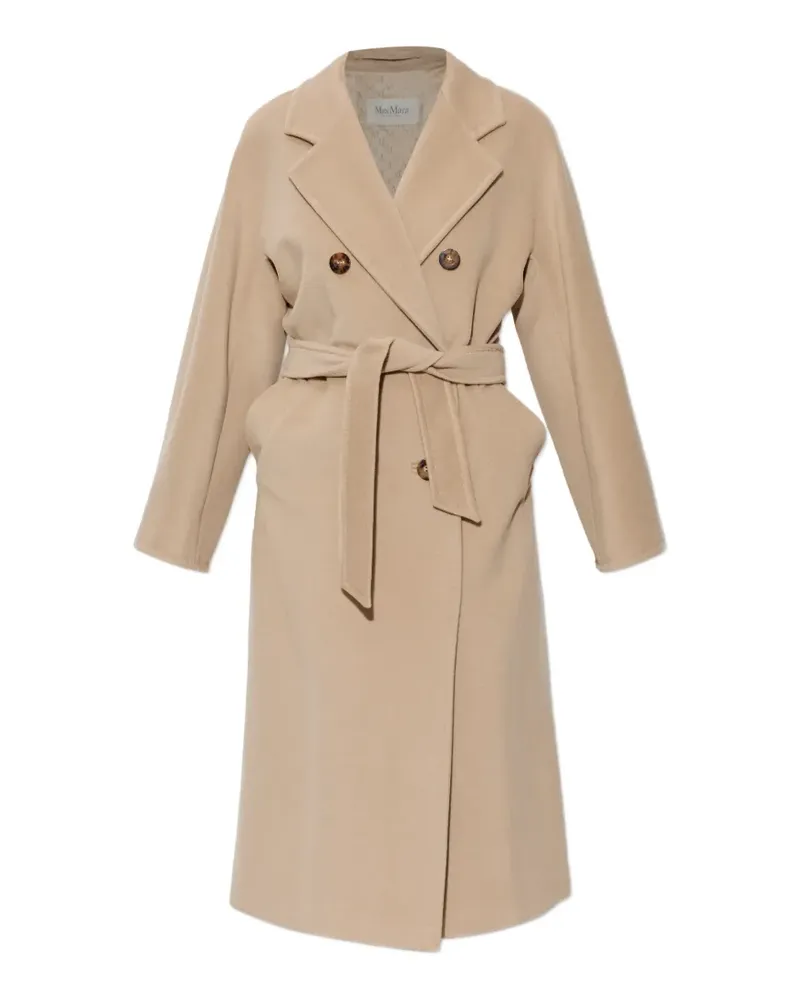 Max Mara Madame double-breasted coat - Nude Nude