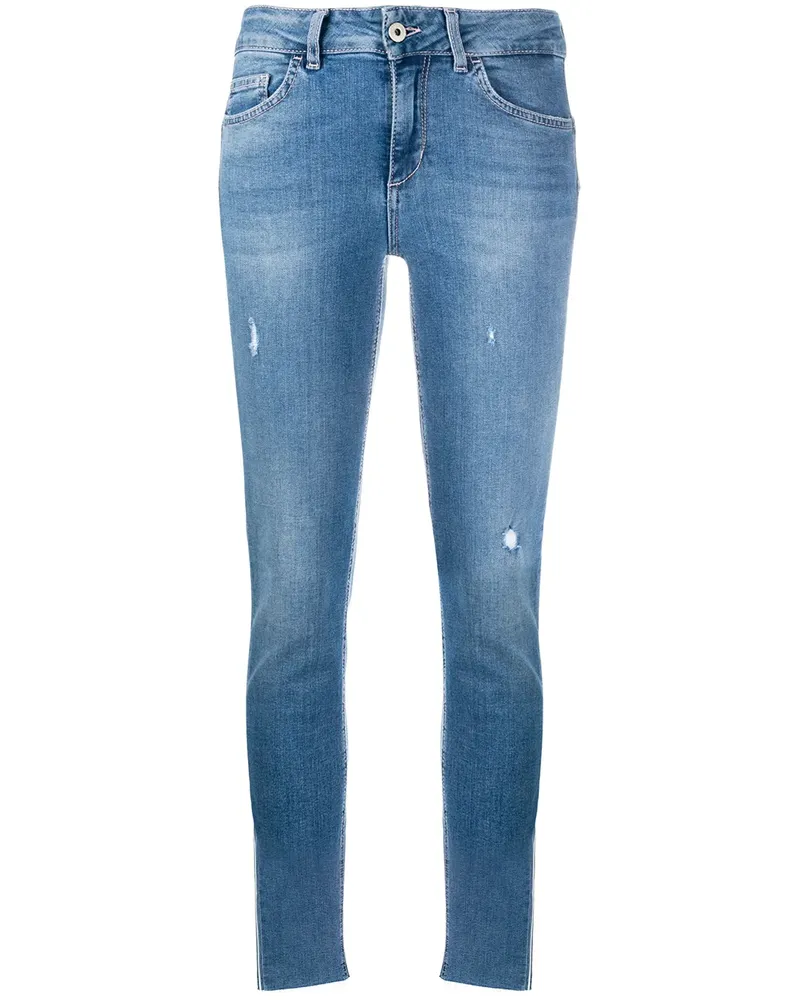 Liu Jo Schmale Jeans - Blau Blau