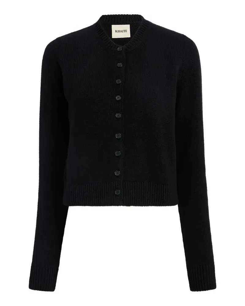 KHAITE Everheart cardigan - Schwarz Schwarz