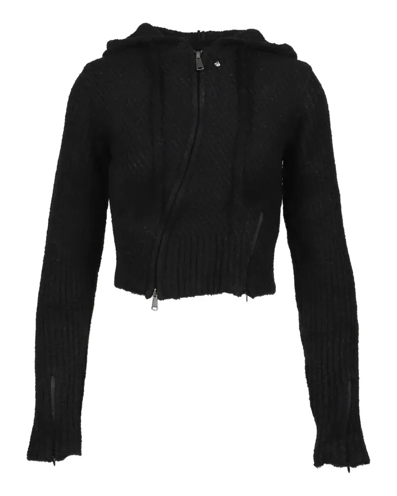 Post Archive Faction Moro Cardigan - Schwarz Schwarz