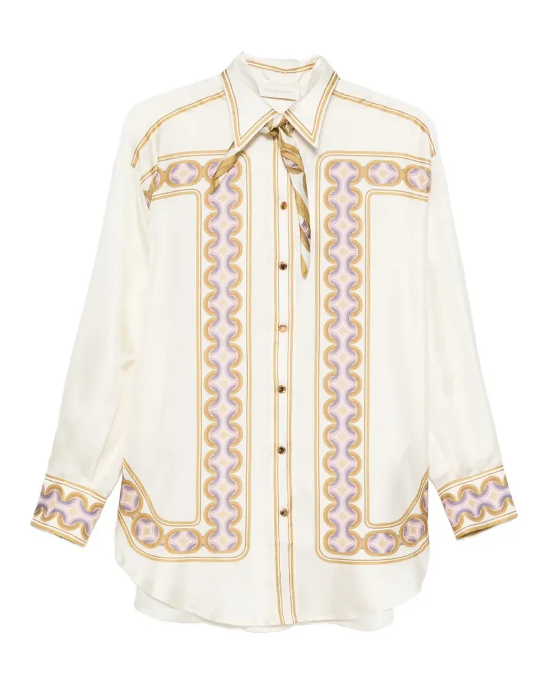 Zimmermann Luna Retro shirt - Nude Nude