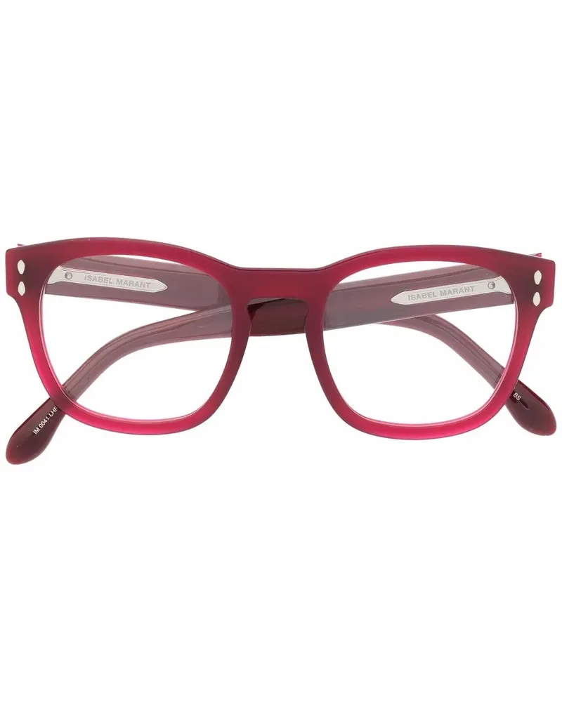 Isabel Marant Eckige Brille - Rot Rot