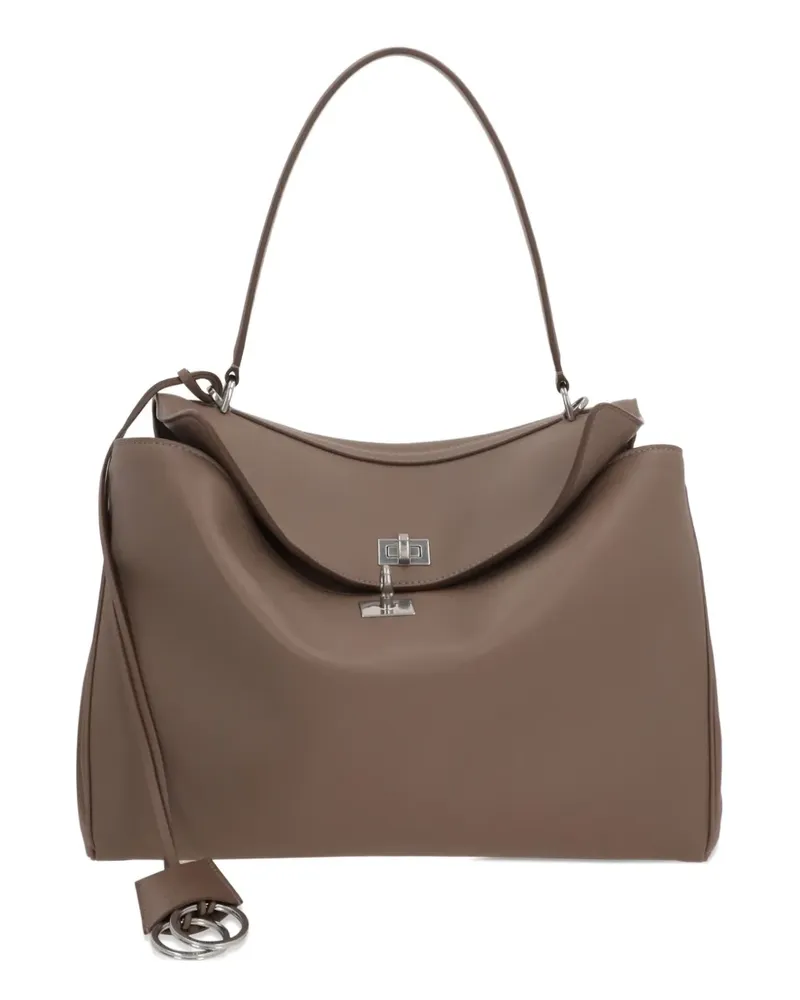 Balenciaga Mittelgroße Schultertasche - Braun Braun