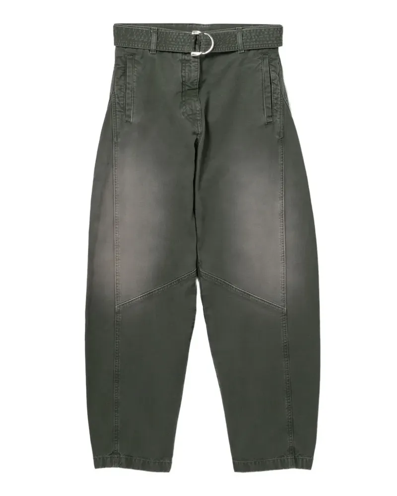 HALFBOY Ausgeblichene Tapered-Jeans - Grün Grün