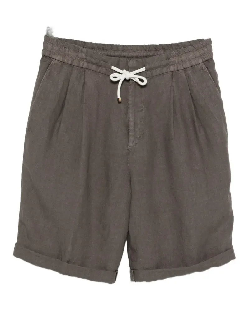 Brunello Cucinelli drawstring cuffed shorts - Braun Braun
