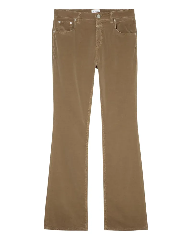 Closed Jeans mit ausgestelltem Bein - Braun Braun