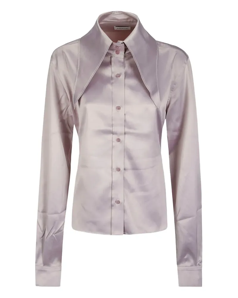 16ARLINGTON Hemd aus Satin - Rosa Rosa