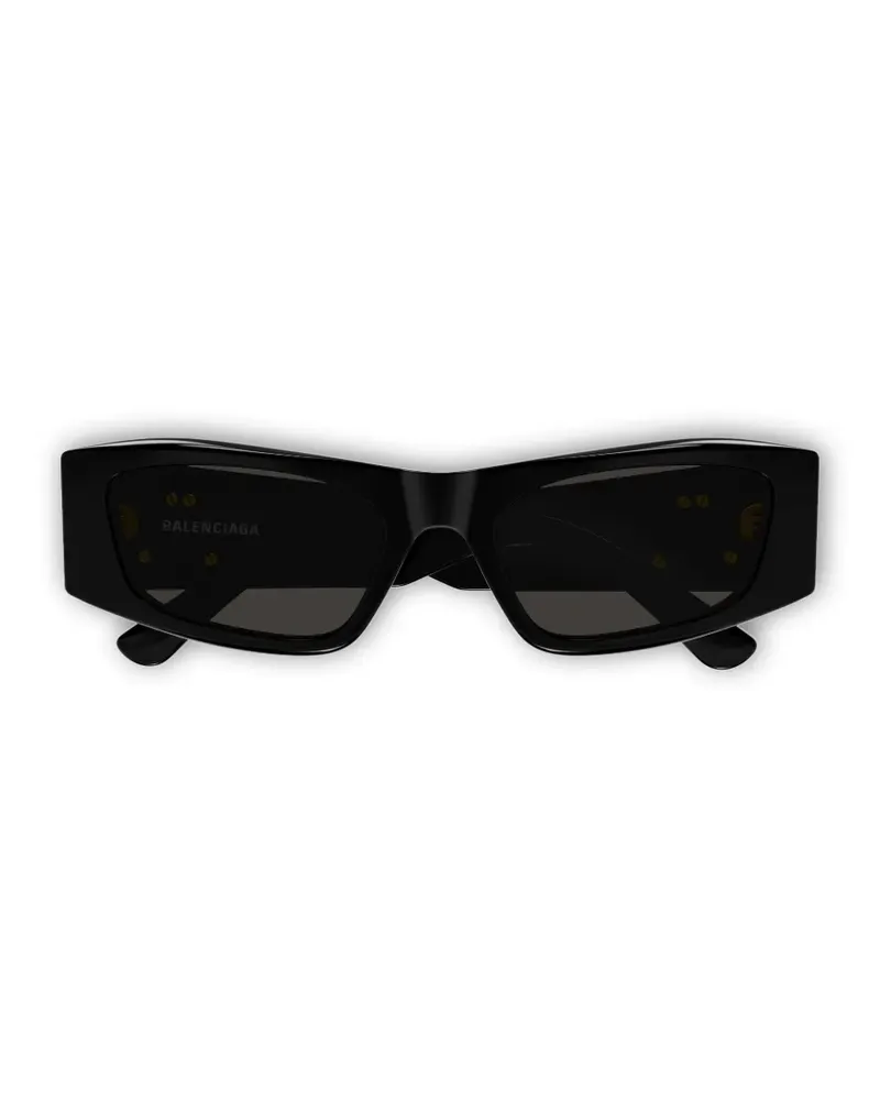Balenciaga rectangle sunglasses - Schwarz Schwarz