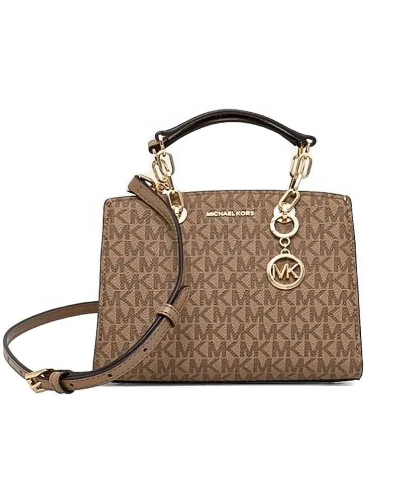 Michael Kors mini Cynthia cross body bag - Braun Braun