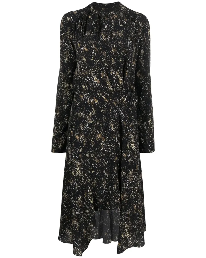 Isabel Marant Umaima Midikleid - Schwarz Schwarz