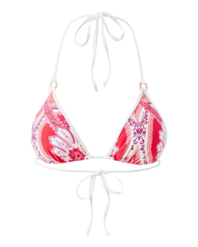 Melissa Odabash Ornate Malta Bikinioberteil - Rosa Rosa