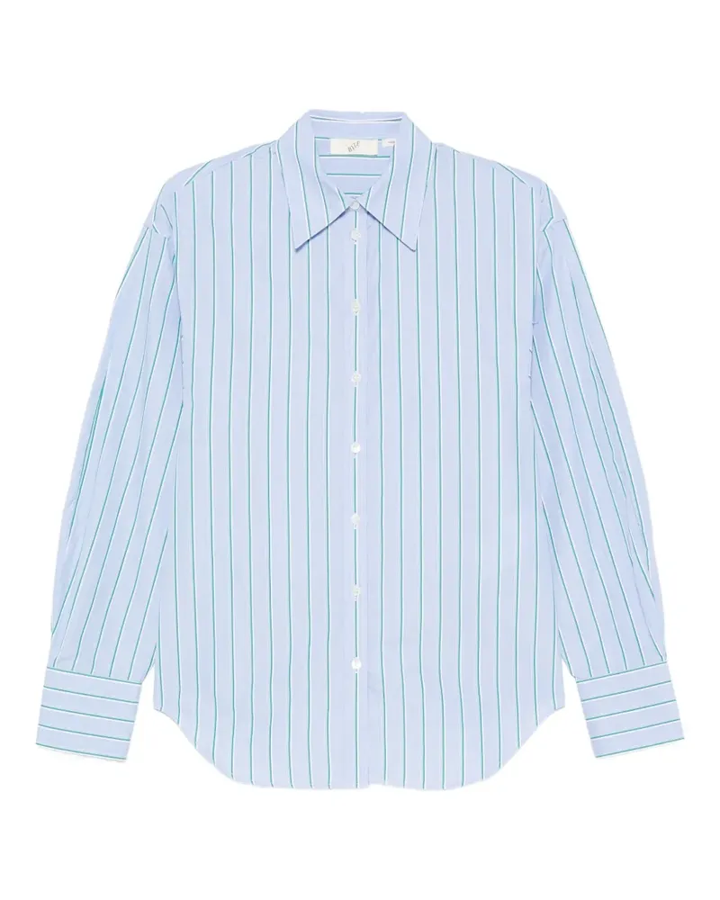 BITE Studios striped button-down shirt - Blau Blau