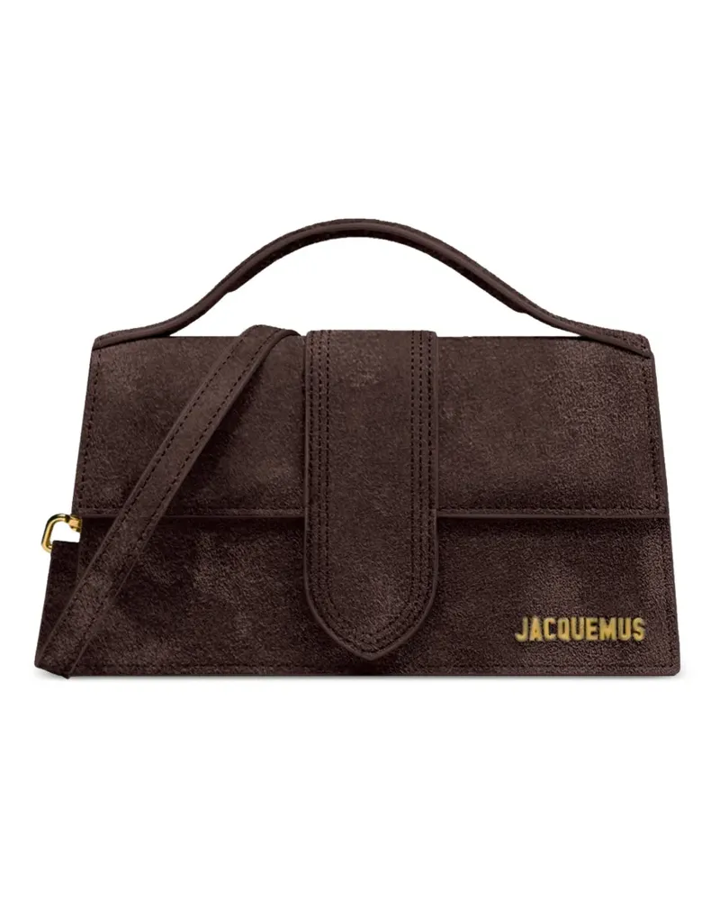 Jacquemus Große The Bambino Umhängetasche mit Klappe - Braun Braun