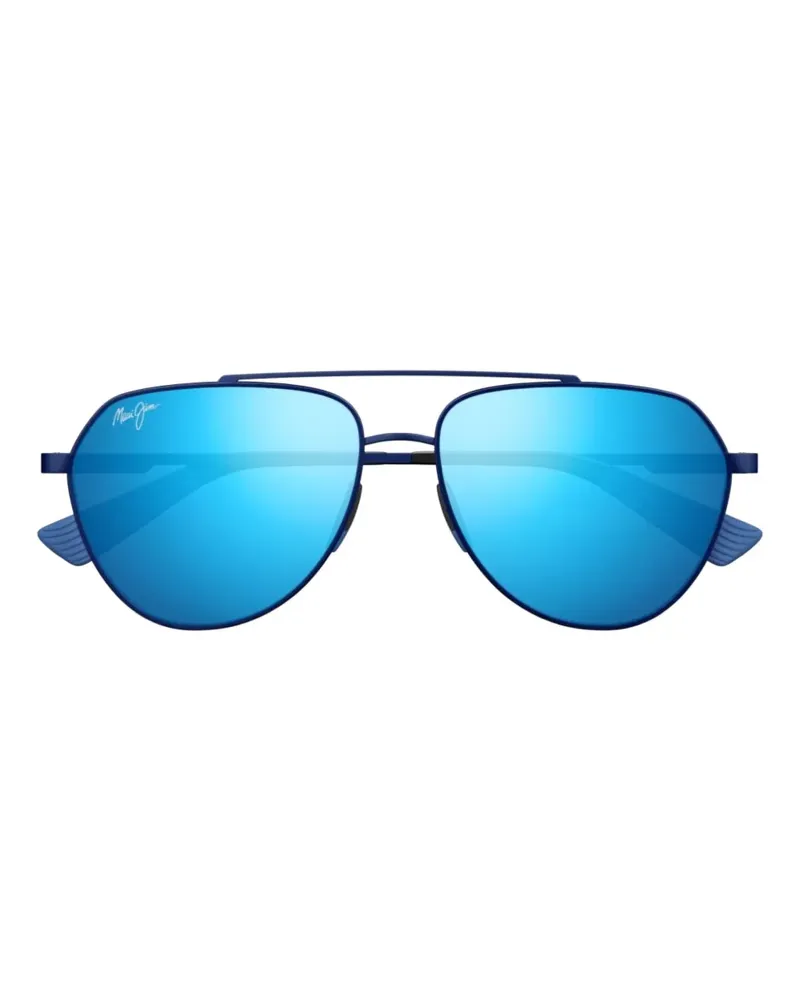 Maui Jim Matte Sonnenbrille - Blau Blau