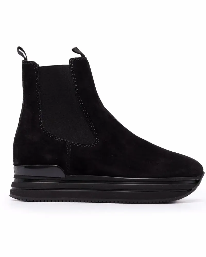 Hogan Klassische Chelsea-Boots - Schwarz Schwarz