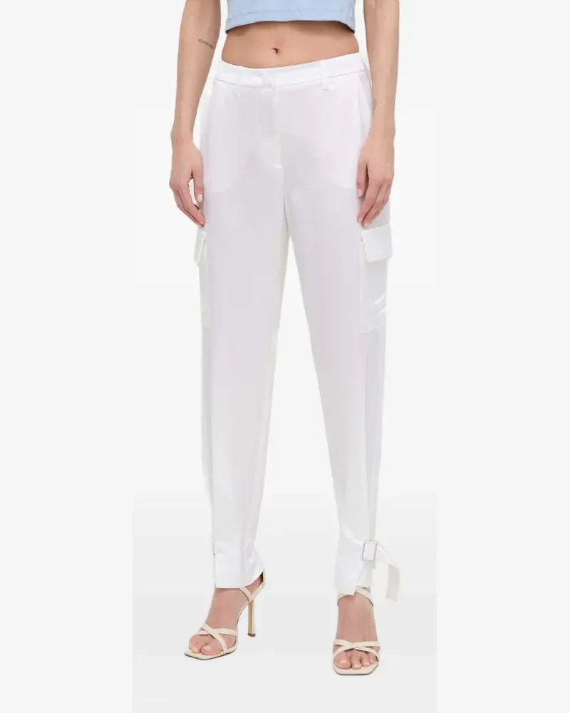 Guess Cropped-Hose mit Schnallen - Weiß Weiß