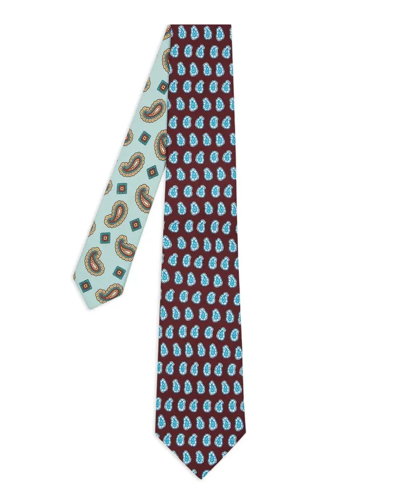 Paul Smith Krawatte aus Seide mit Paisley-Print - Rot Rot